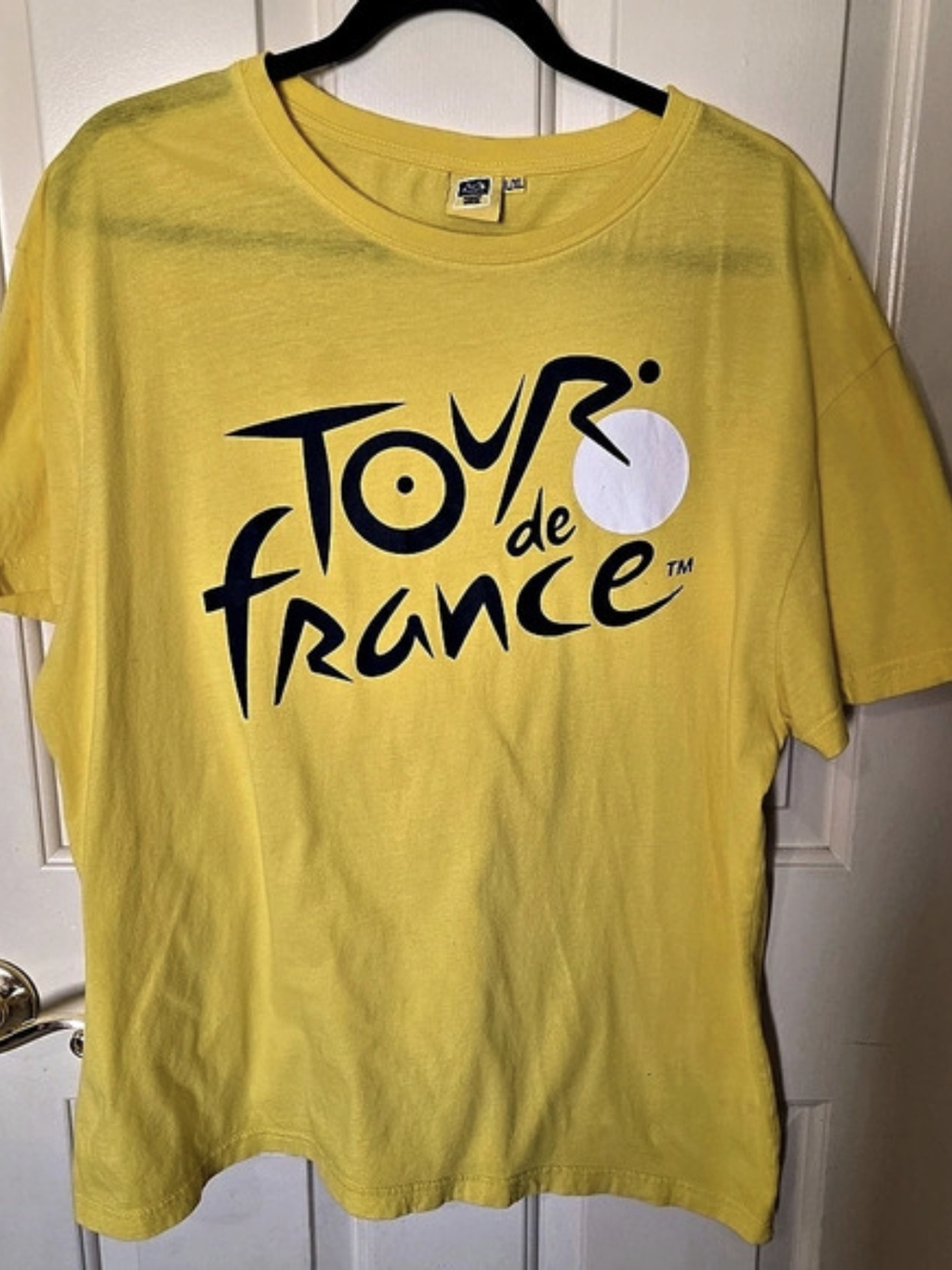 Tour de France Official Product Yellow Leader T-Shirt Graphic Tee XL
